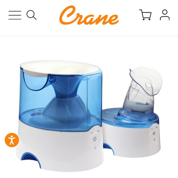 Flu/cold/dryness got you down? Crane “2 in 1 Warm Mist Humidifier and Inhaler” - Picture 3 of 16